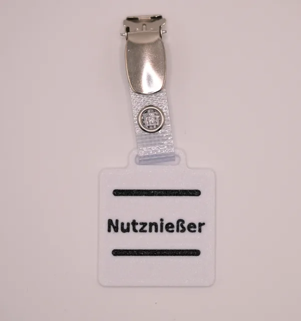 Nutznießer Ausweis-Clip – schlicht