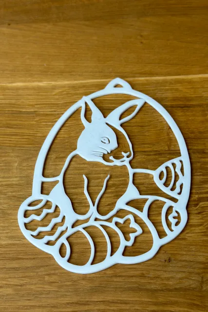 Osterhasen-Ornament als Dekoration