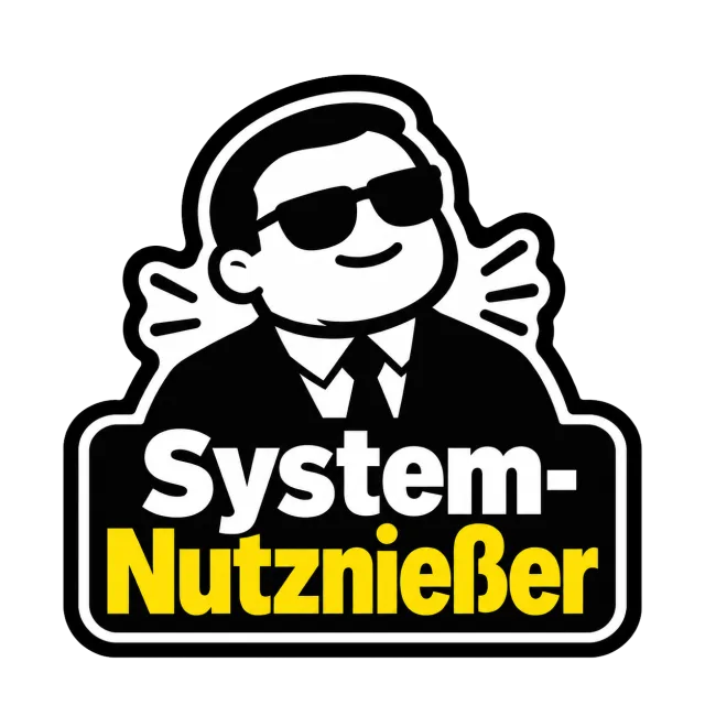 „System-Nutznießer – Business“ Sticker