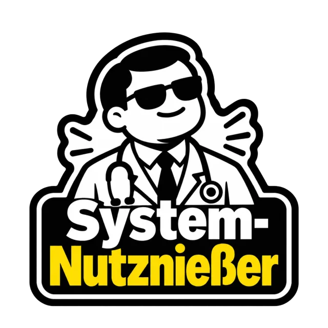 „System-Nutznießer – Arzt“ Sticker