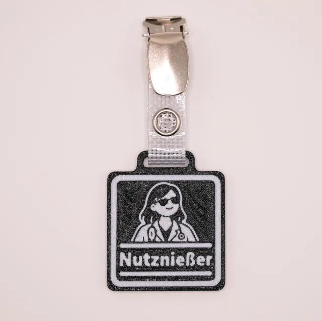 Nutznießer Ausweis-Clip – Ärztin