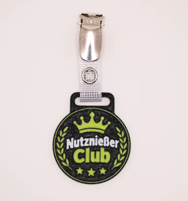 Nutznießer Club Ausweis-Clip