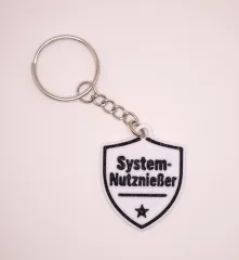 System-Nutznießer Schlüsselanhänger – Schild