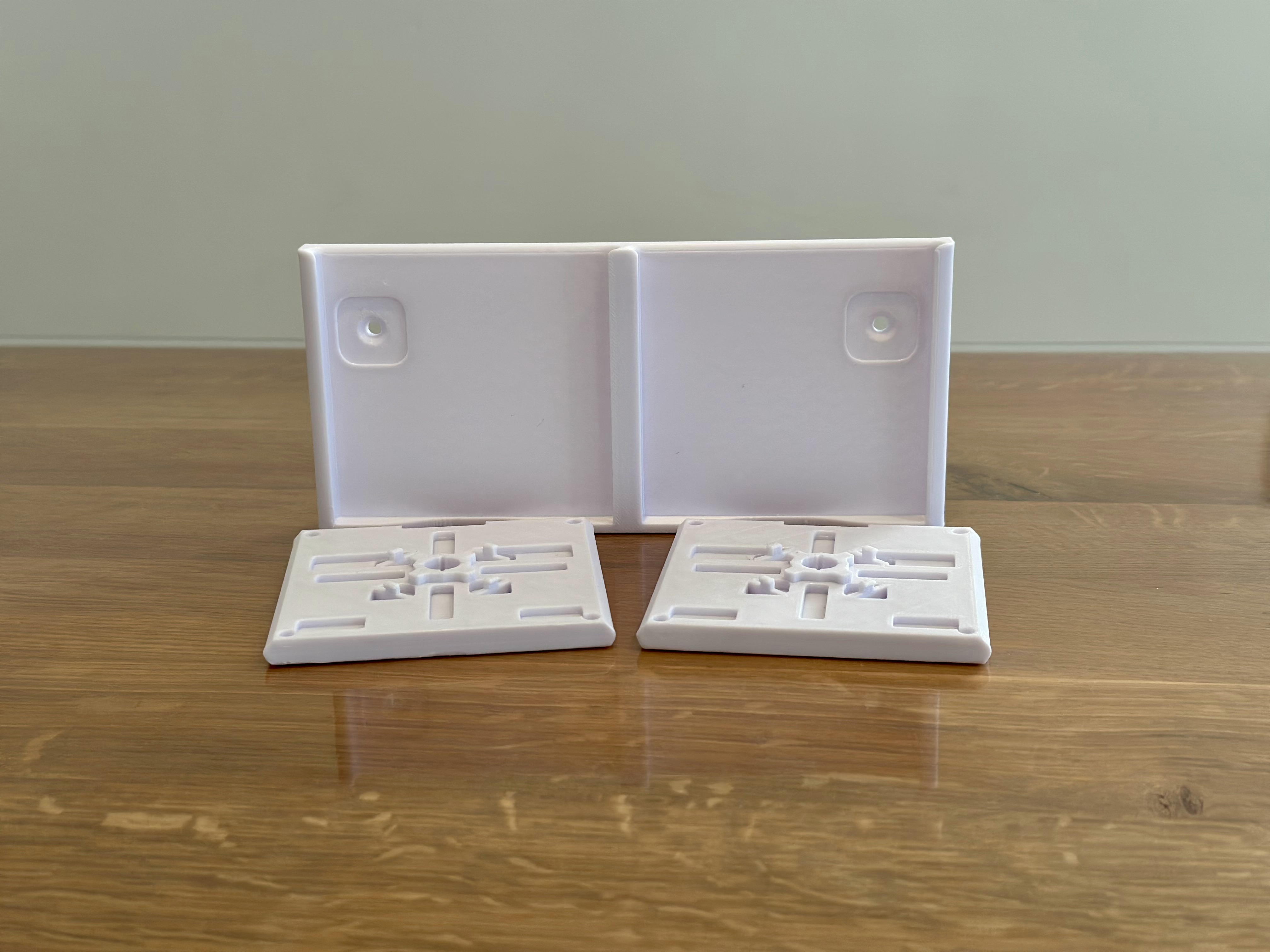 Doppel-Wandhalterung für den Velux Integra Funk-Wandschalter KLI 310, 311, 312, 313 - bis zum Jahr 2021