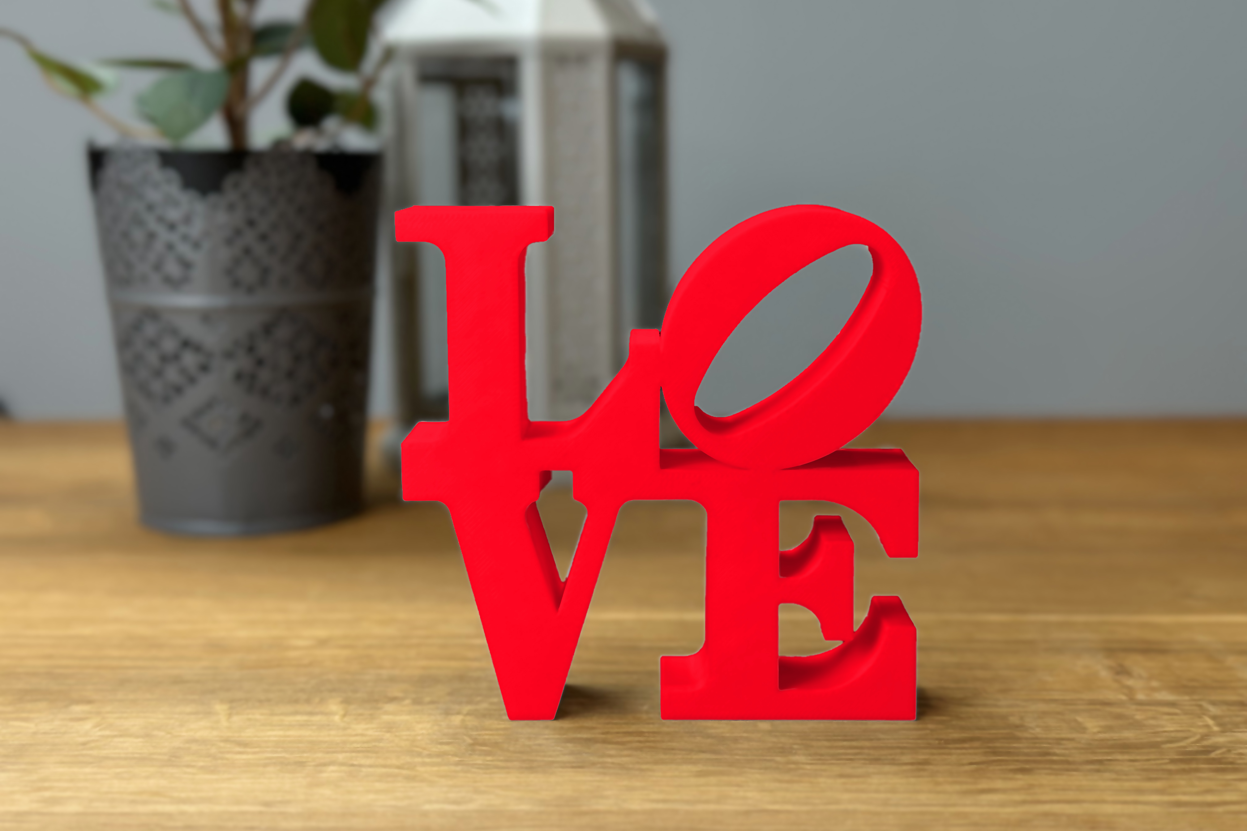 Stilvolle Deko-Schrift als Love für Ihr Zuhause oder als Geschenk für die Lieben.