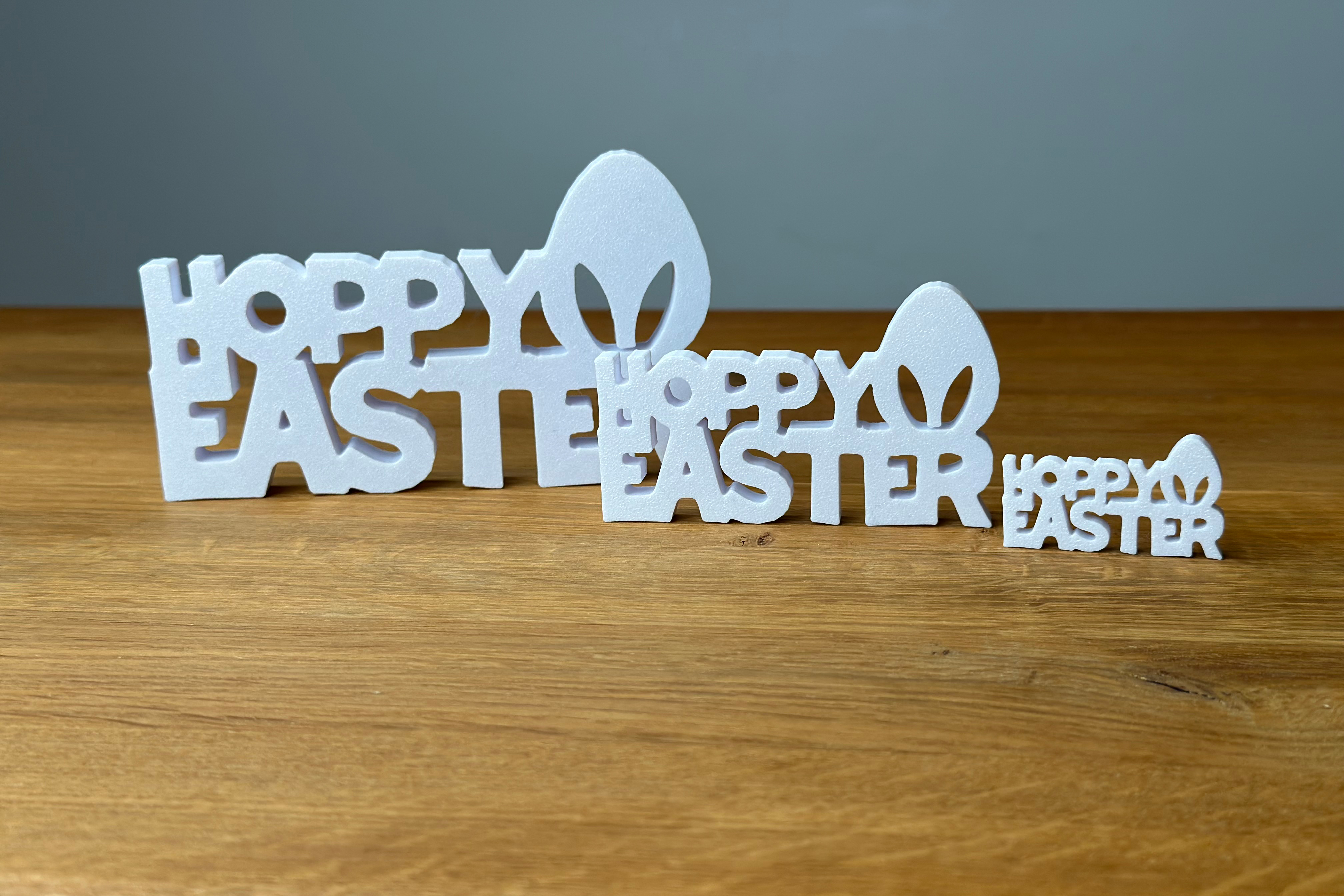 Dekoration Schrift "Hoppy Easter"