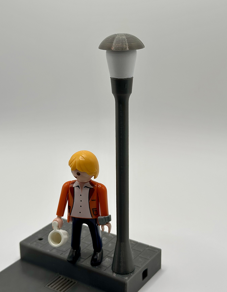 Playmobil Straßenlampe – Gerade, mit oder ohne LED