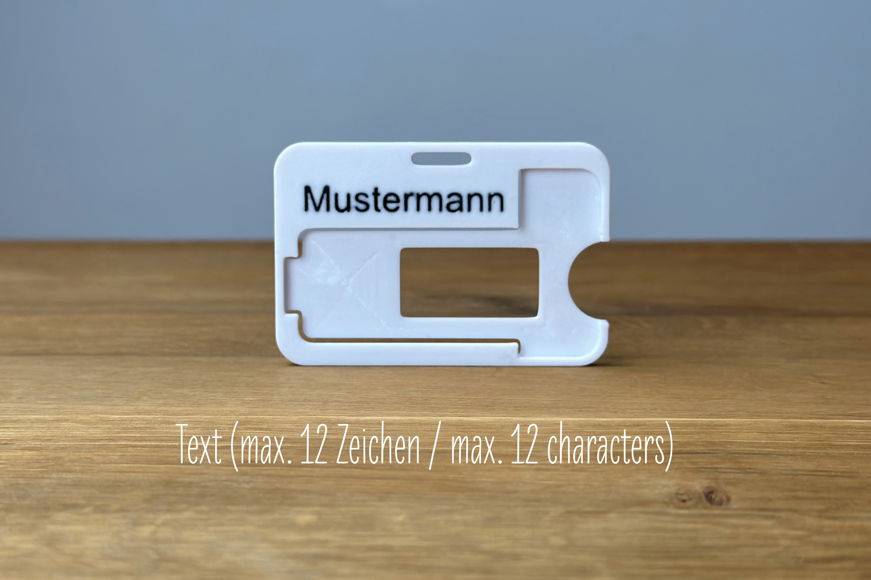 Individualisierter Tragerahmen nur Text Individualisierter Tragerahmen nur Text